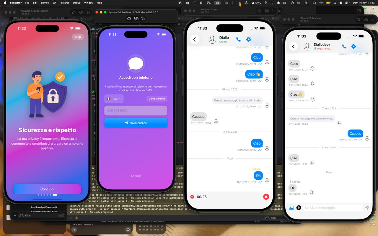 Social Platform Screenshots
